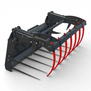 Furca crocodil Bobcat fabricata din otel S355 pentru utilizare intensiva in agricultura